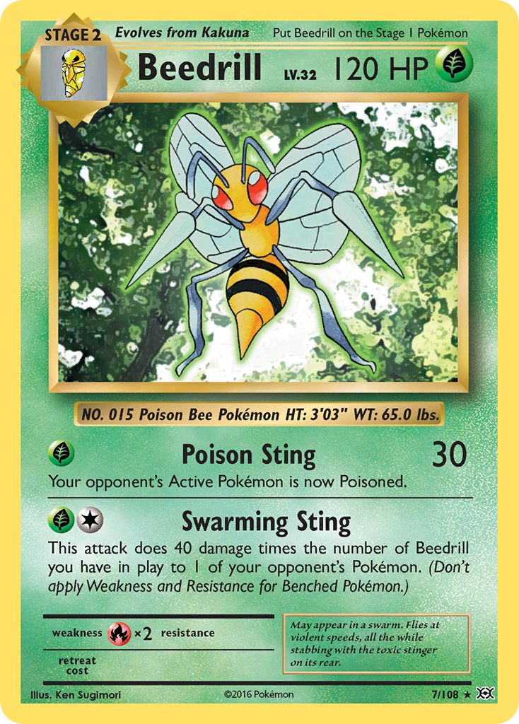 Beedrill (7/108) [XY: Evolutions] | North Valley Games