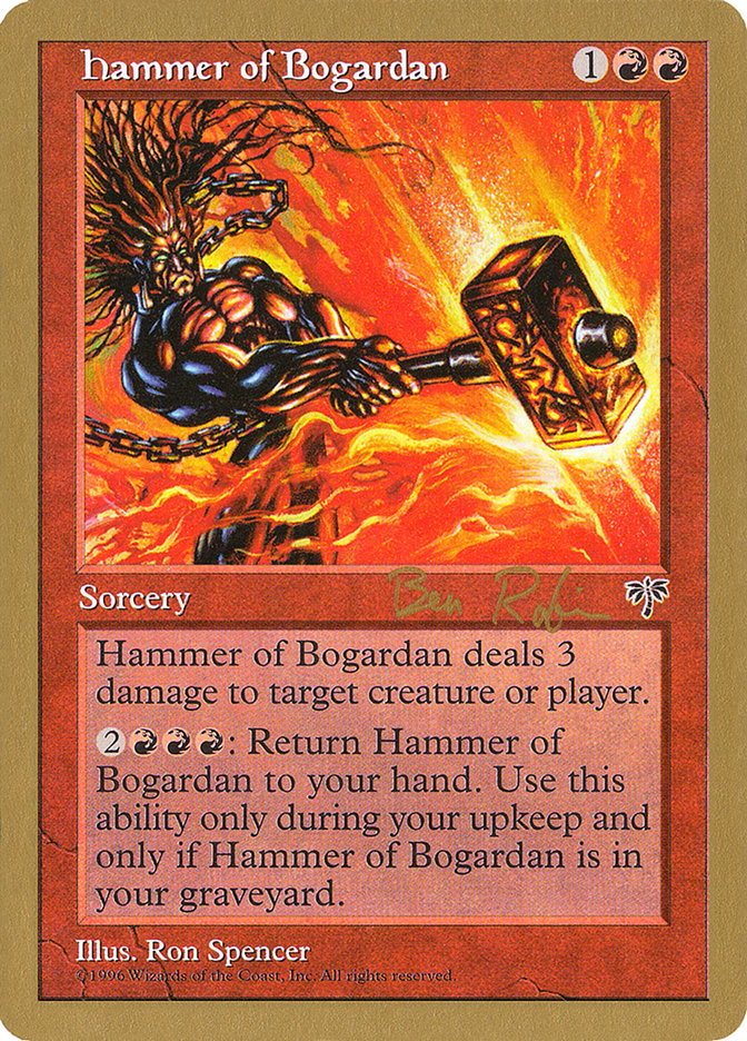 Hammer of Bogardan (Ben Rubin) [World Championship Decks 1998] | North Valley Games