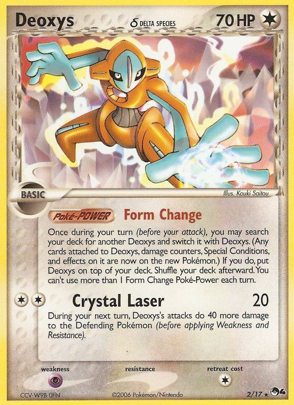 Deoxys (2/17) (Delta Species) [POP Series 4] | North Valley Games