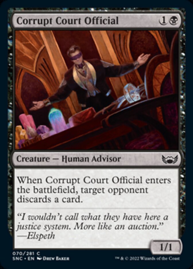 Corrupt Court Official [Streets of New Capenna] | North Valley Games