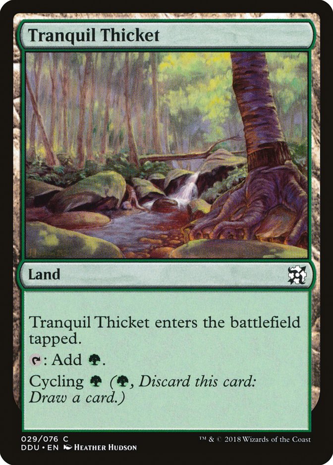 Tranquil Thicket [Duel Decks: Elves vs. Inventors] | North Valley Games