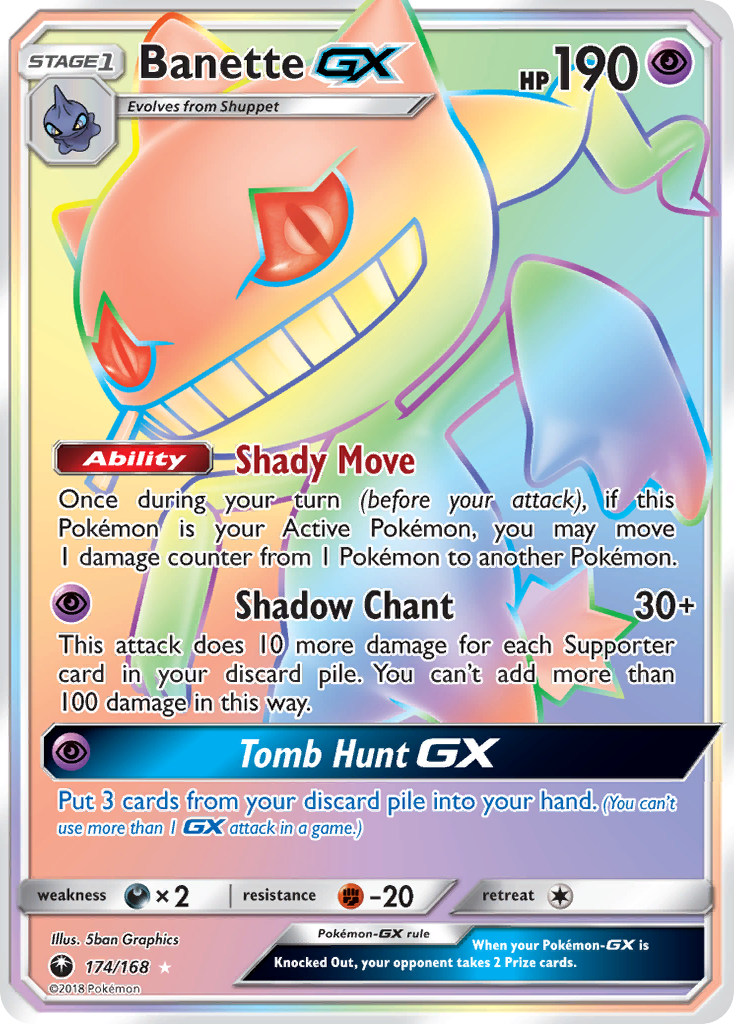 Banette GX (174/168) [Sun & Moon: Celestial Storm] | North Valley Games