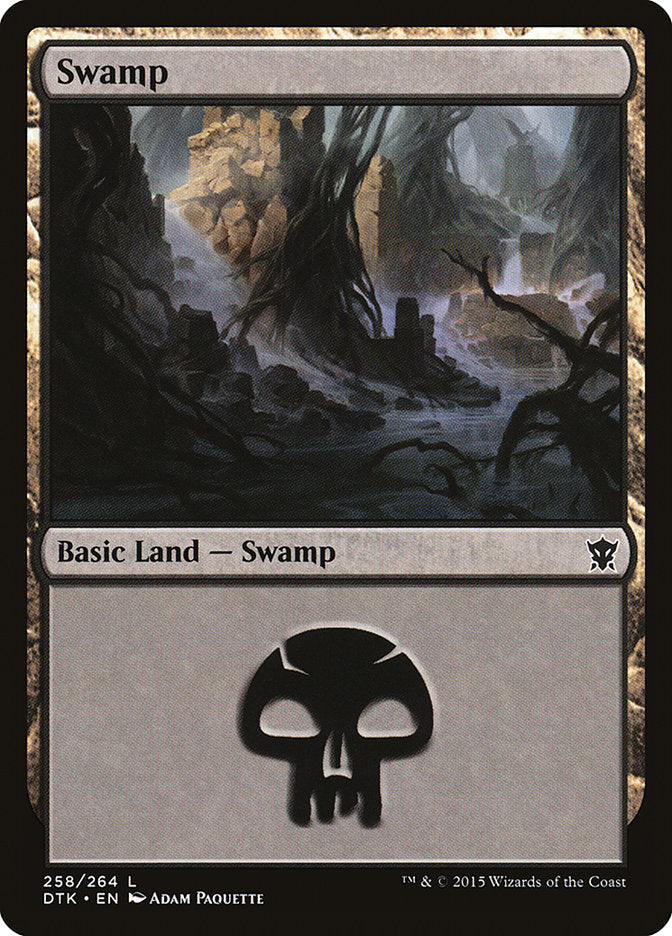 Swamp (258) [Dragons of Tarkir] | North Valley Games