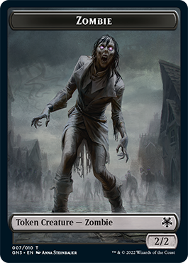 Zombie // Angel Double-Sided Token [Game Night: Free-for-All Tokens] | North Valley Games