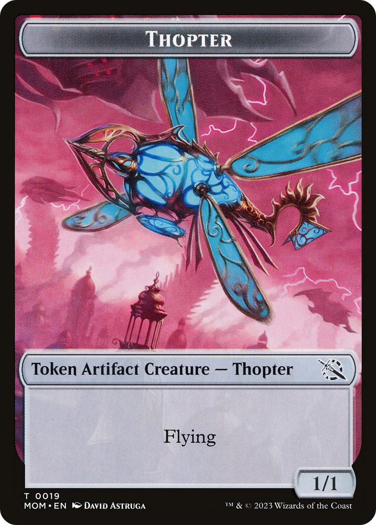 Soldier // Thopter Double-Sided Token [March of the Machine Tokens] | North Valley Games
