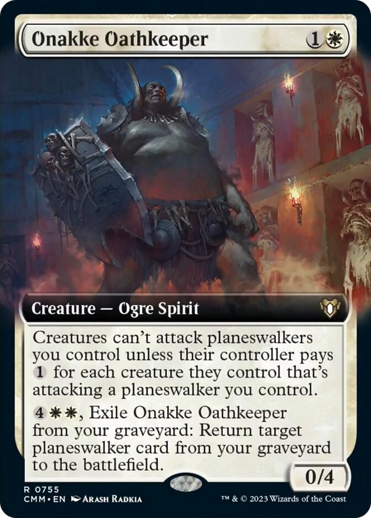 Onakke Oathkeeper (Extended Art) [Commander Masters] | North Valley Games