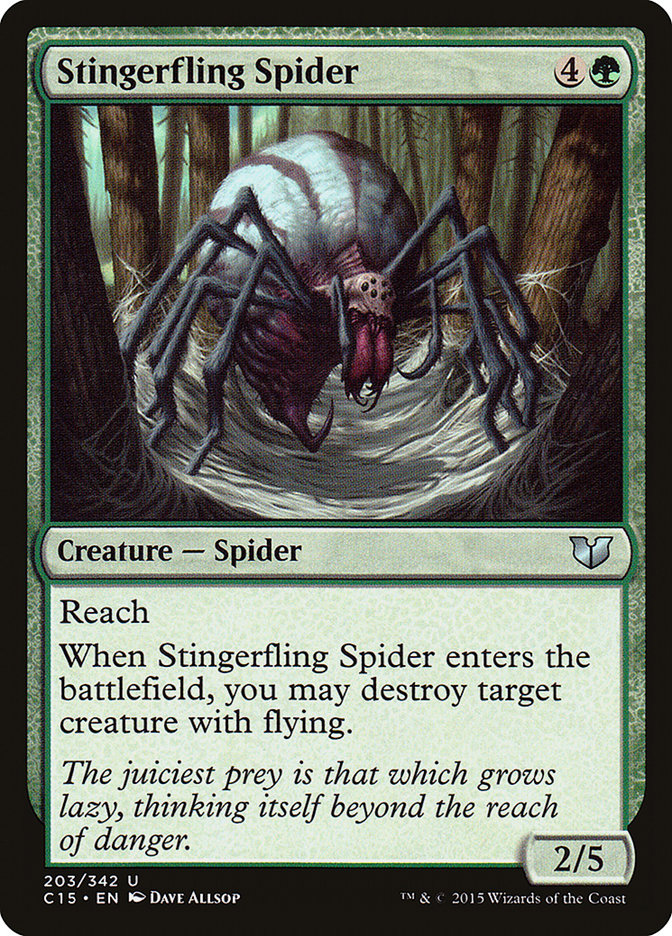 Stingerfling Spider [Commander 2015] | North Valley Games
