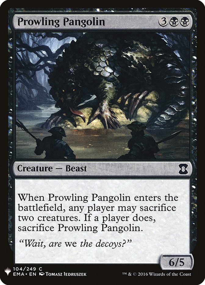 Prowling Pangolin [Mystery Booster] | North Valley Games