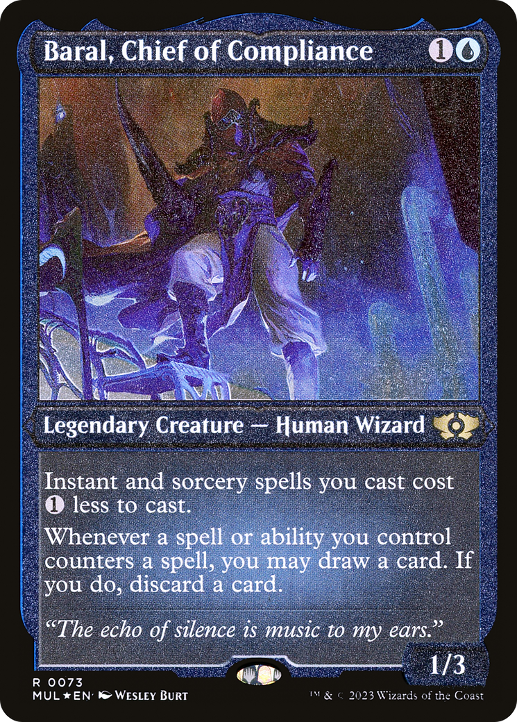 Baral, Chief of Compliance (Foil Etched) [Multiverse Legends] | North Valley Games