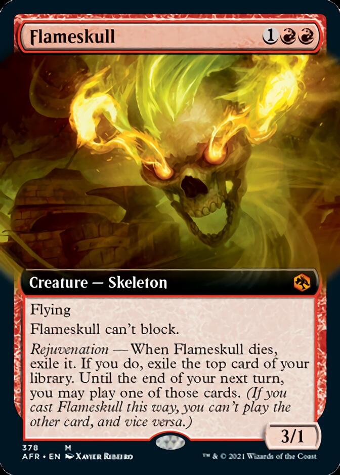 Flameskull (Extended Art) [Dungeons & Dragons: Adventures in the Forgotten Realms] | North Valley Games