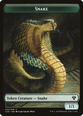 Beast (010) // Snake Double-Sided Token [Commander 2020 Tokens] | North Valley Games