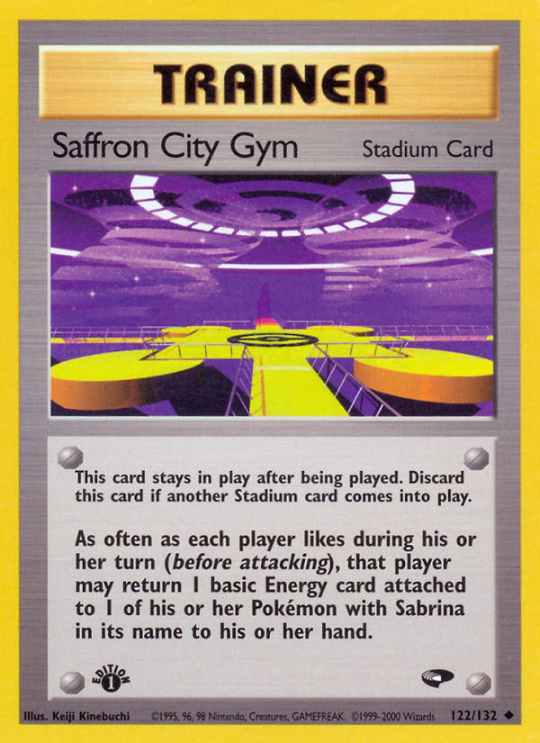 Saffron City Gym (122/132) [Gym Challenge 1st Edition] | North Valley Games