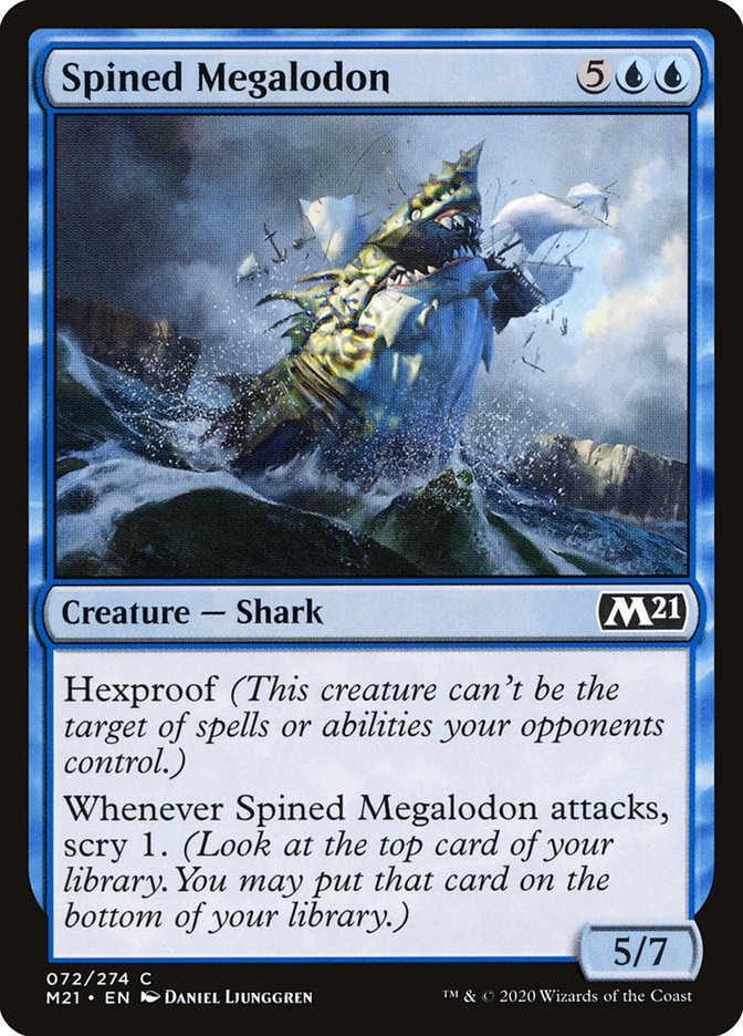 Spined Megalodon [Core Set 2021] | North Valley Games