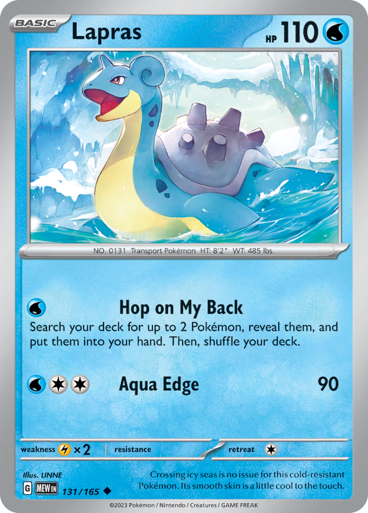 Lapras (131/165) [Scarlet & Violet: 151] | North Valley Games