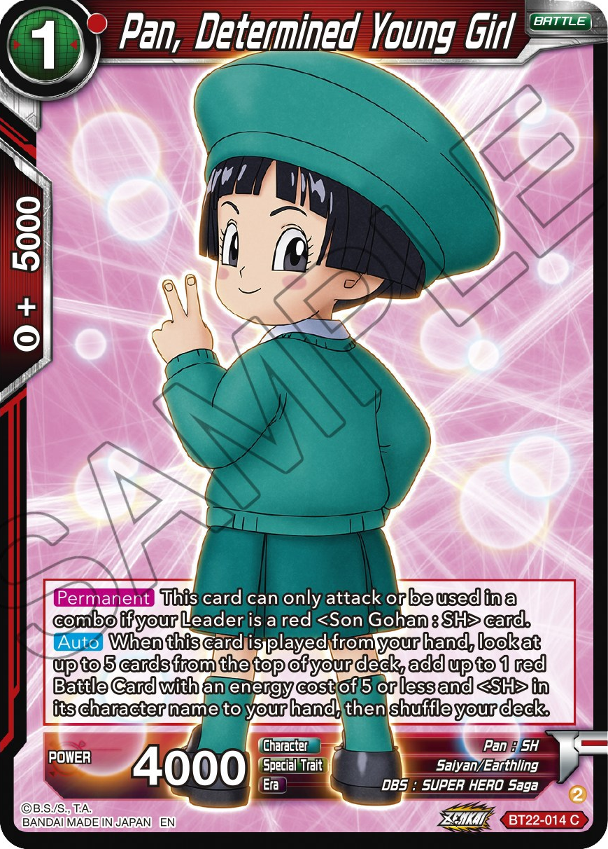 Pan, Determined Young Girl (BT22-014) [Critical Blow] | North Valley Games