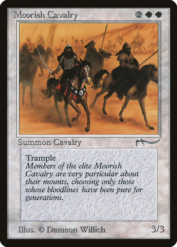 Moorish Cavalry (Dark Mana Cost) [Arabian Nights] | North Valley Games