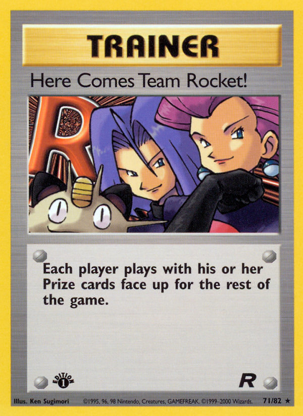 Here Comes Team Rocket! (71/82) [Team Rocket 1st Edition] | North Valley Games