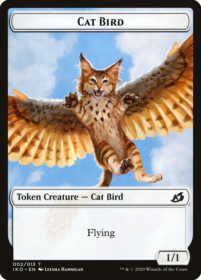 Cat Bird Token [Ikoria: Lair of Behemoths Tokens] | North Valley Games