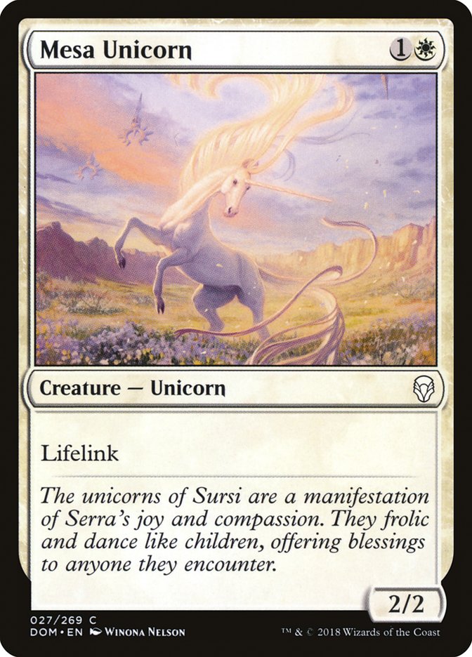 Mesa Unicorn [Dominaria] | North Valley Games