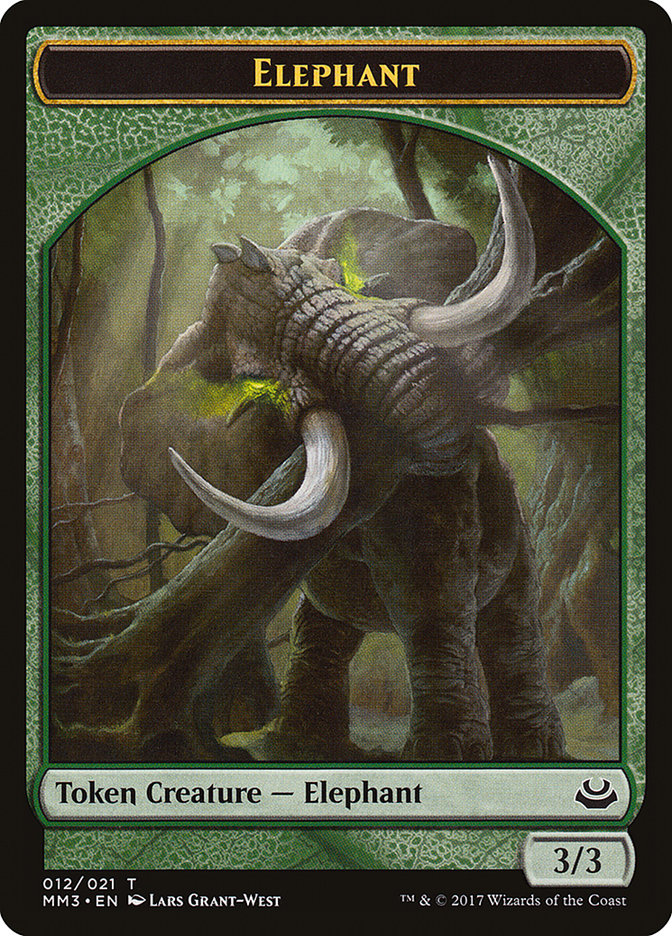 Elephant Token [Modern Masters 2017 Tokens] | North Valley Games