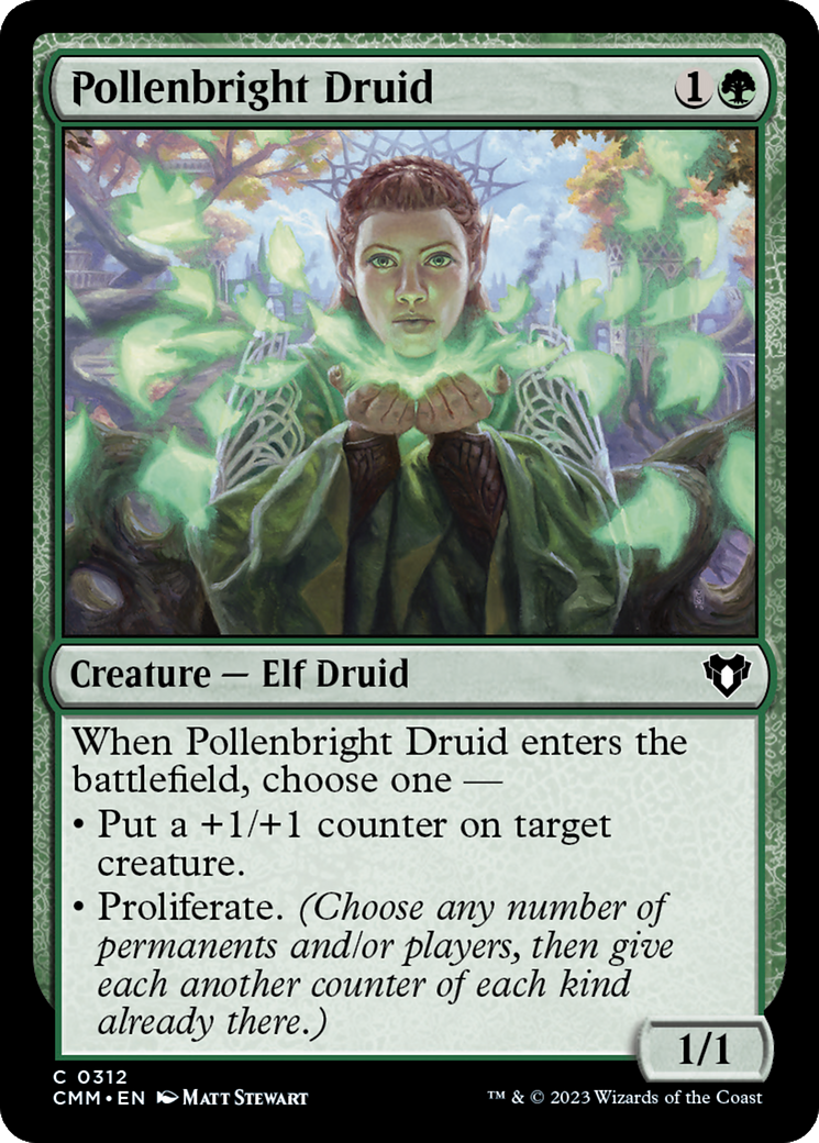 Pollenbright Druid [Commander Masters] | North Valley Games