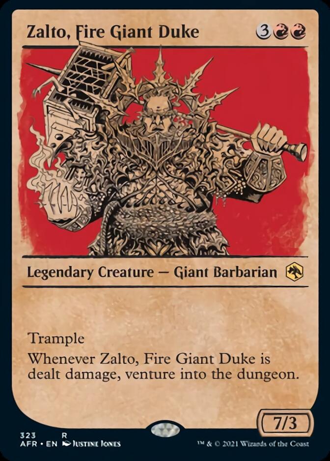 Zalto, Fire Giant Duke (Showcase) [Dungeons & Dragons: Adventures in the Forgotten Realms] | North Valley Games