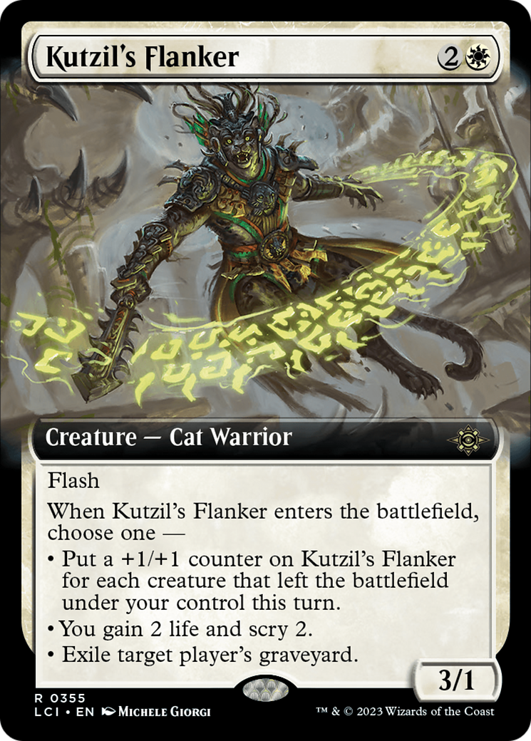 Kutzil's Flanker (Extended Art) [The Lost Caverns of Ixalan] | North Valley Games