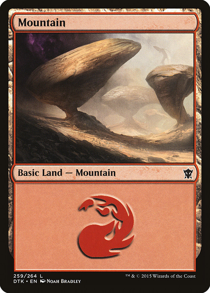 Mountain (259) [Dragons of Tarkir] | North Valley Games