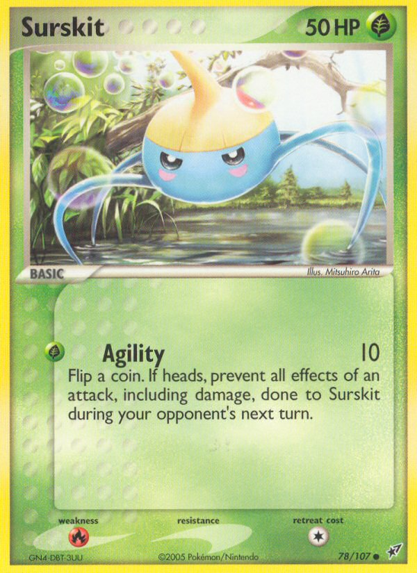 Surskit (78/107) [EX: Deoxys] | North Valley Games