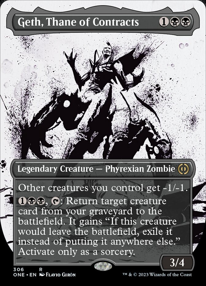 Geth, Thane of Contracts (Borderless Ichor) [Phyrexia: All Will Be One] | North Valley Games
