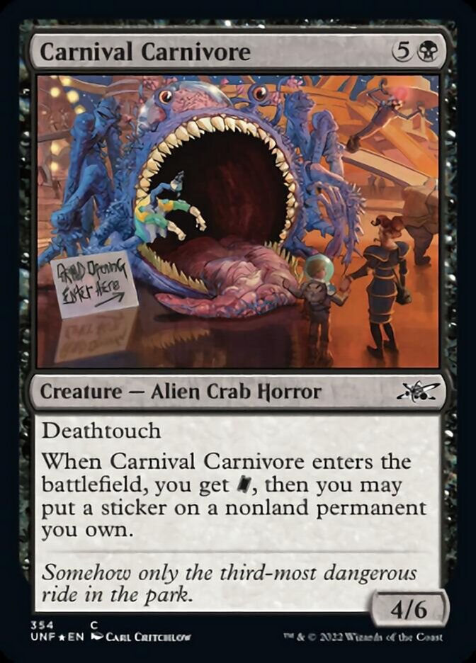 Carnival Carnivore (Galaxy Foil) [Unfinity] | North Valley Games
