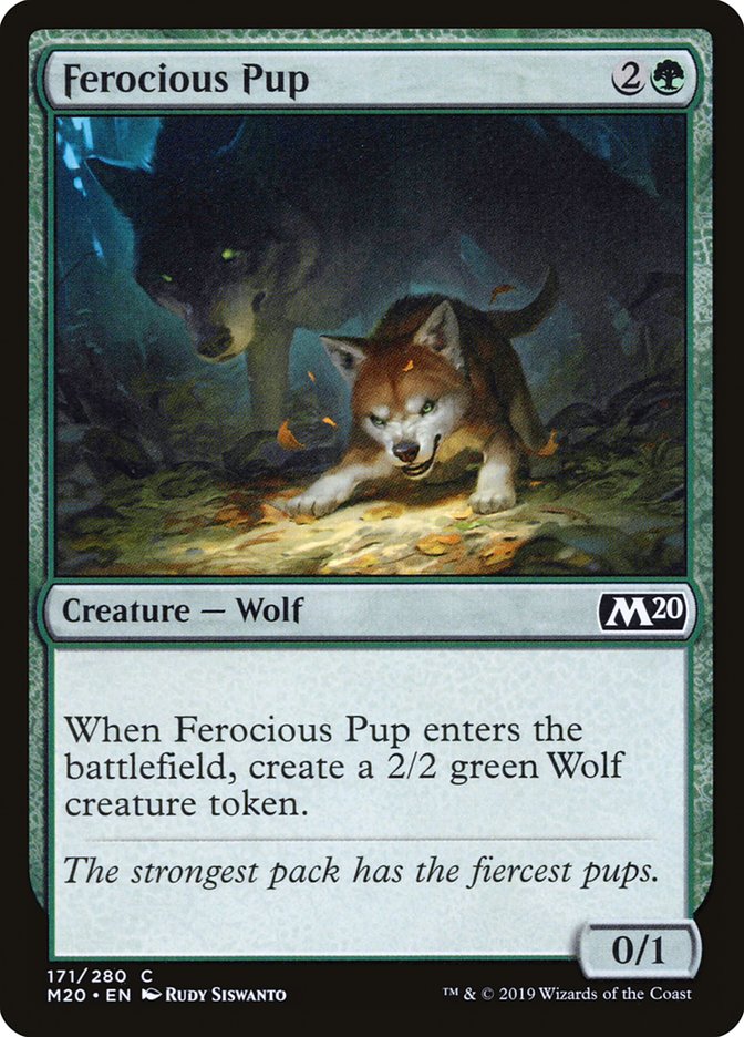 Ferocious Pup [Core Set 2020] | North Valley Games