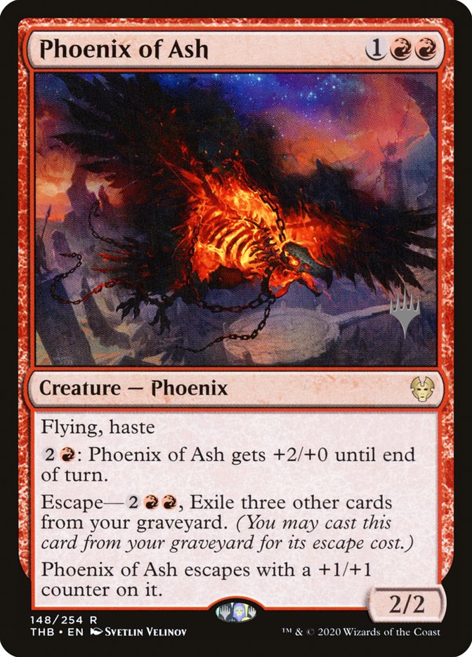 Phoenix of Ash (Promo Pack) [Theros Beyond Death Promos] | North Valley Games
