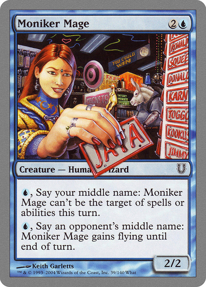 Moniker Mage [Unhinged] | North Valley Games