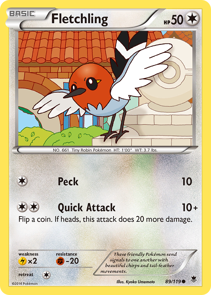 Fletchling (89/119) [XY: Phantom Forces] | North Valley Games
