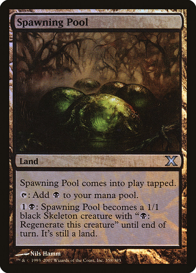 Spawning Pool (Premium Foil) [Tenth Edition] | North Valley Games
