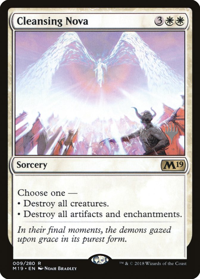 Cleansing Nova (Promo Pack) [Core Set 2019 Promos] | North Valley Games