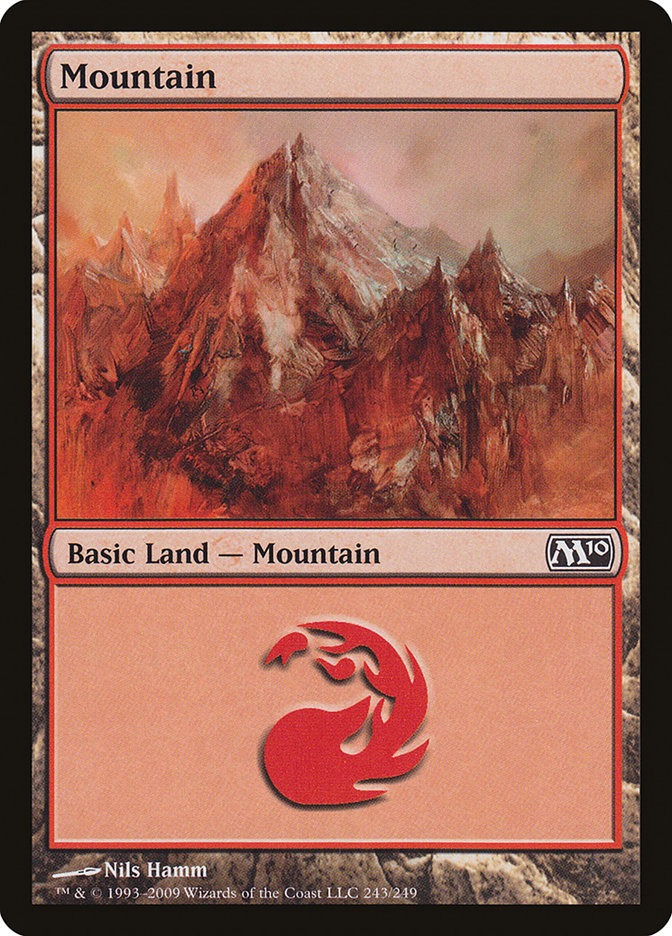Mountain (243) [Magic 2010] | North Valley Games
