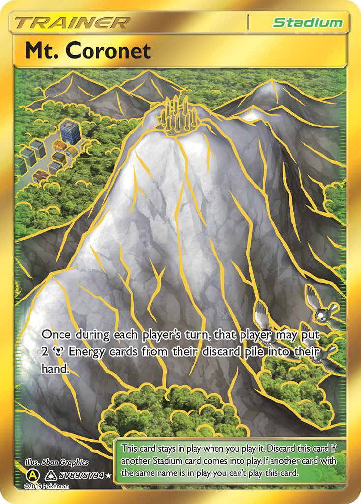 Mt. Coronet (SV89/SV94) [Sun & Moon: Hidden Fates - Shiny Vault] | North Valley Games
