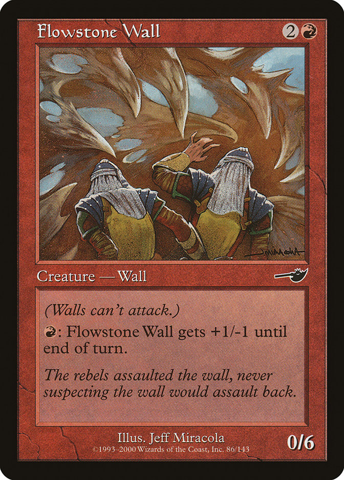Flowstone Wall [Nemesis] | North Valley Games