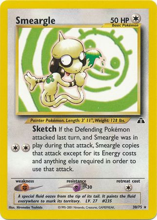 Smeargle (30/75) [Neo Discovery Unlimited] | North Valley Games