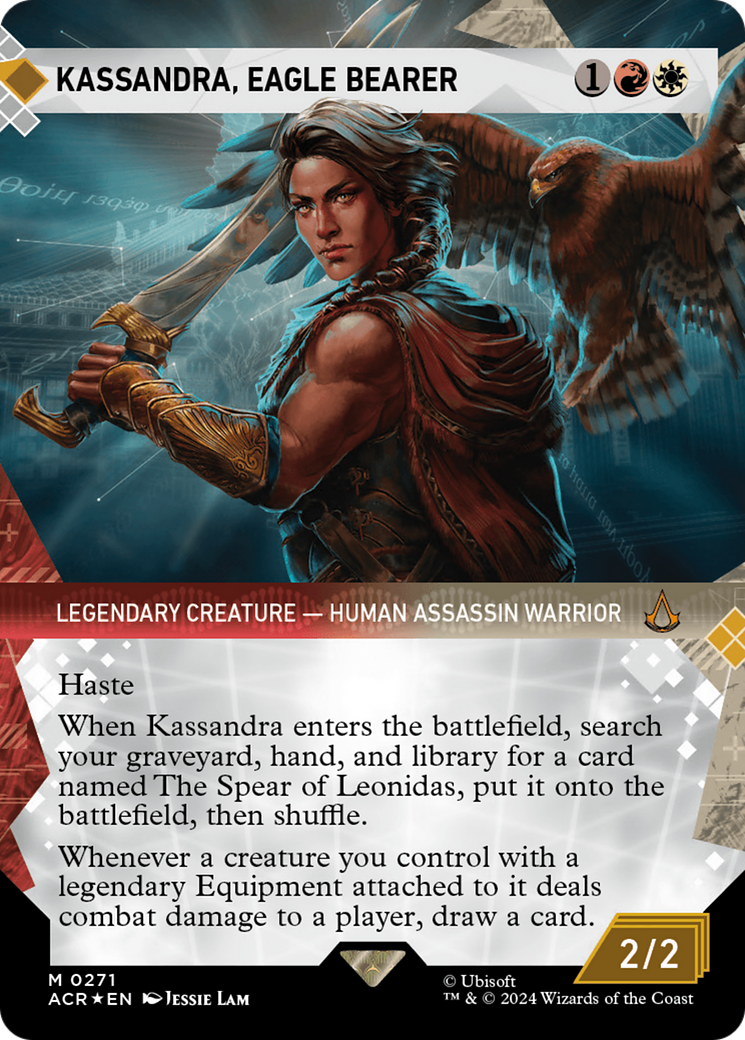 Kassandra, Eagle Bearer (Showcase) (Textured Foil) [Assassin's Creed] | North Valley Games