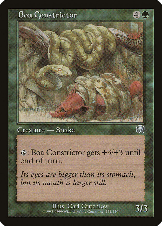 Boa Constrictor [Mercadian Masques] | North Valley Games