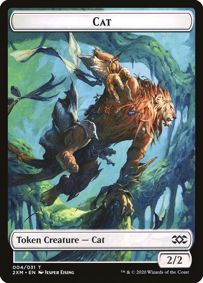 Cat Token [Double Masters Tokens] | North Valley Games