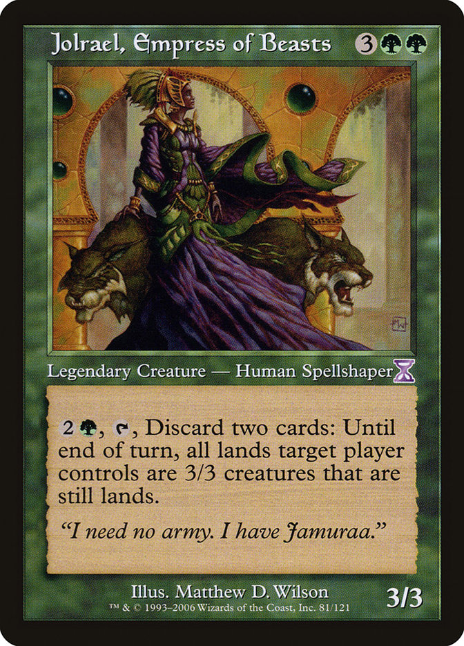 Jolrael, Empress of Beasts [Time Spiral Timeshifted] | North Valley Games