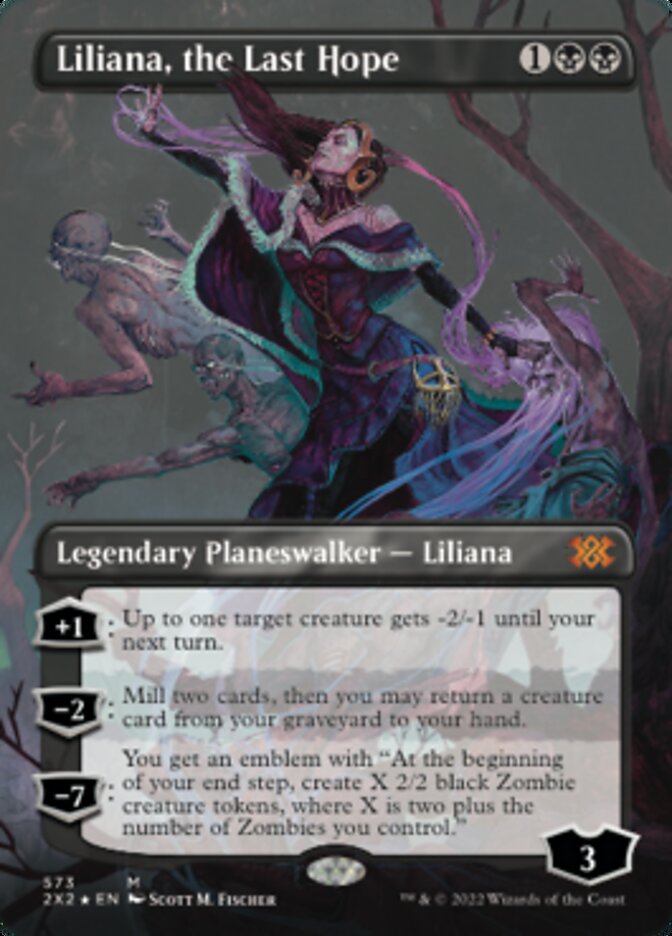 Liliana, the Last Hope (Textured Foil) [Double Masters 2022] | North Valley Games