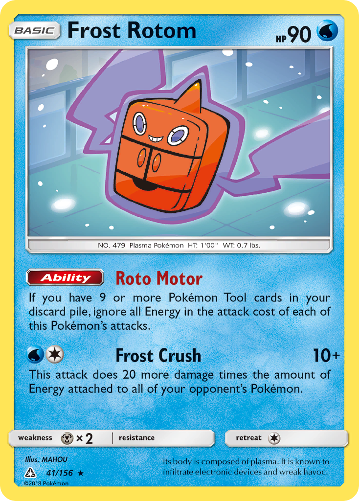 Frost Rotom (41/156) [Sun & Moon: Ultra Prism] | North Valley Games