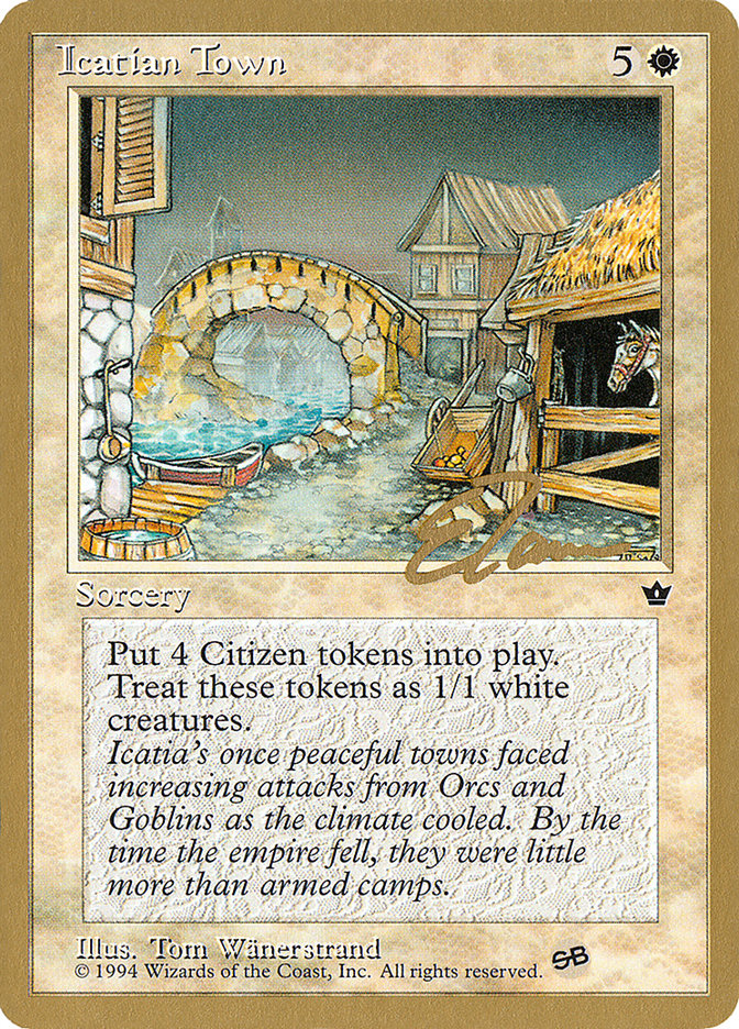Icatian Town (Eric Tam) (SB) [Pro Tour Collector Set] | North Valley Games