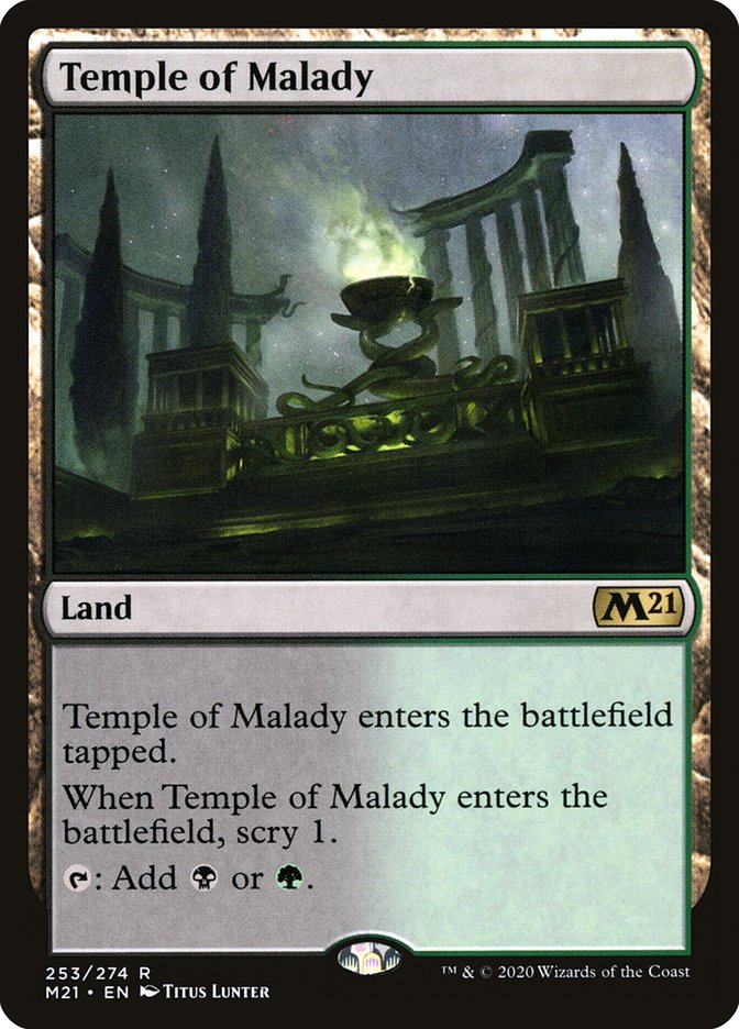 Temple of Malady [Core Set 2021] | North Valley Games