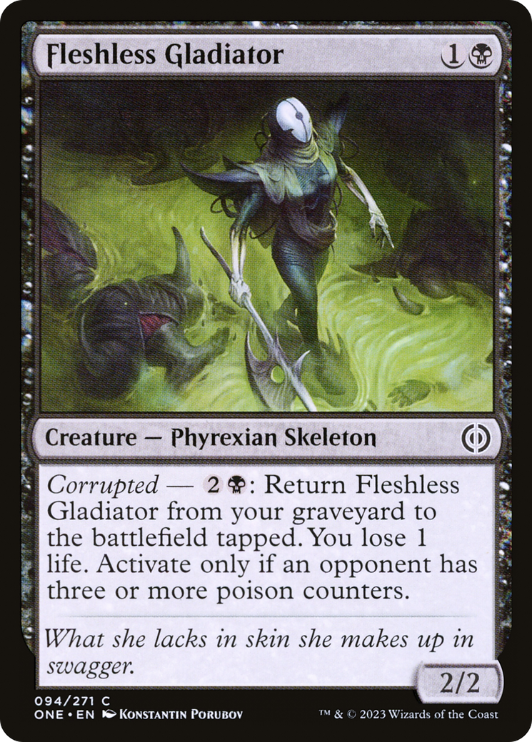 Fleshless Gladiator [Phyrexia: All Will Be One] | North Valley Games